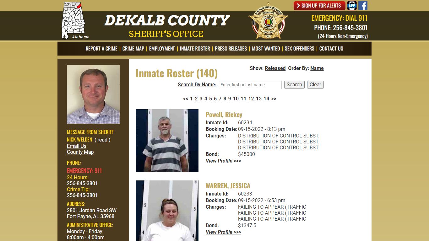 Inmate Roster - Current Inmates Booking Date Descending - DeKalb County ...